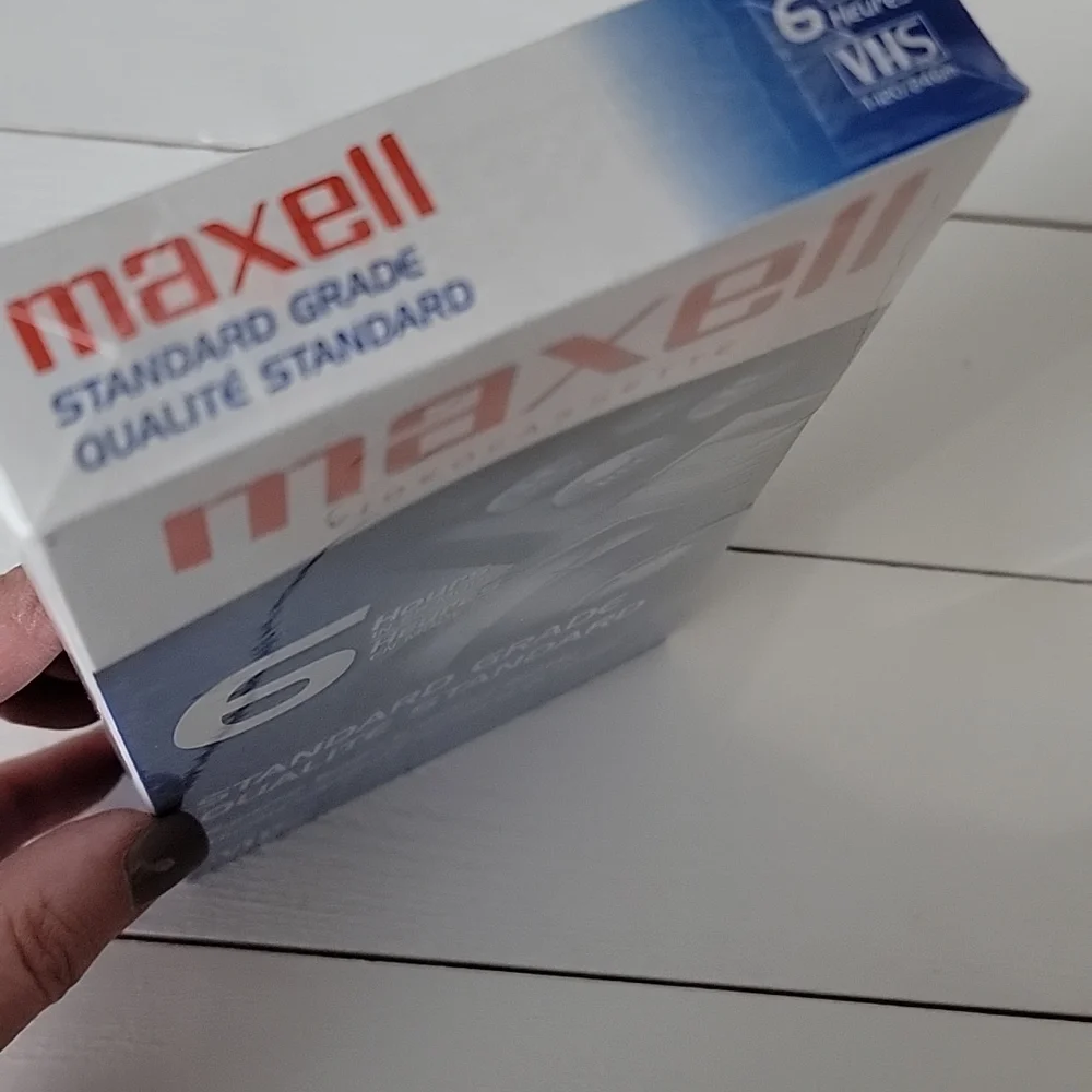 Maxell VHS Tape 6 Hours Never opened